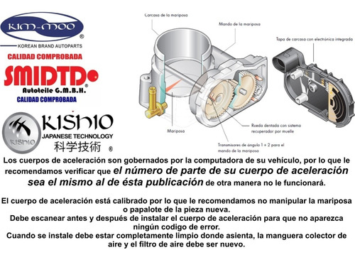 Cuerpo De Aceleracin Para Infiniti Ex35 08-12 Foto 2