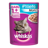 Alimento Whiskas 1+ Para Gato Adulto Sabor Fillets De Atún En Sobre De 85g
