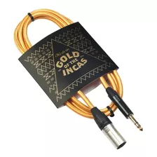 Cable Microfono Xlr A Plug Estereo Entelado Western 1.5 M