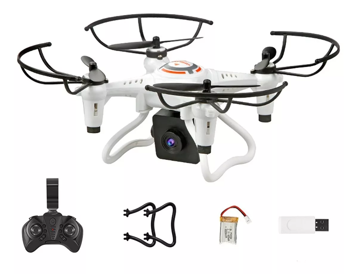Drone Mini Wifi Gps Flip 360ª Luces + Joystick Y Cámara Hd