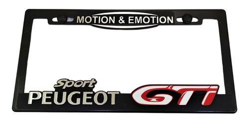 Porta Placas Peugeot Gti Auto Camioneta Cubre Pija Sport Kit Foto 4