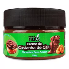 Creme De Castanha De Caju Chocolate Zero Açucar Pote 450 G