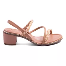 Sandalia Con Plataforma Mujer Premium Beira Rio Multi Camel