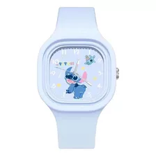 Reloj Importado Stitch Grande Pulsera Silicona