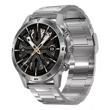 Relógio Smartwatch Masculino Social Pro Dt70 Plus Prata