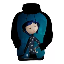 Blusa Frio Moletom Casaco Coraline Mundo Secreto Top Kids 6