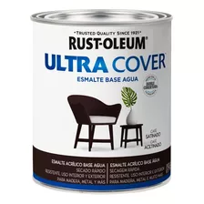 Esmalte Al Agua Ultra Cover Brochable 0,946 Litro Rust Oleum Color Café Satinado