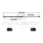 2 Plumas Limpiador Curvo Renault Stepway 2010 - 2016 1.6