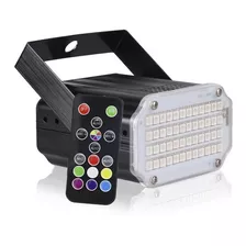 Lámpara De Fiesta Led Estroboscópica Rgb De 48 Led, Led, Act