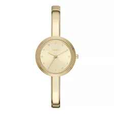 Reloj Mujer Dkny Ny2599malla Color Dorado