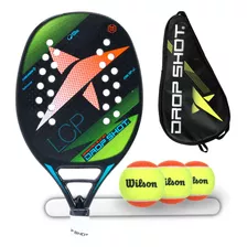 Raquete De Beach Tennis Drop Shot Spektro 8.0 Bt + Brindes