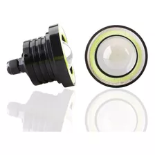 2 Pzs Focos Neblineros Led Ojos De Ángel Rgb Multicolor 89mm