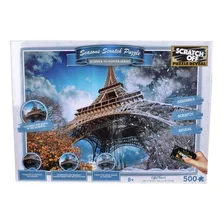 Puzzle Raspa 2 En 1 De 500 Piezas De Paisajes