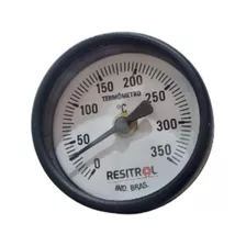 Termômetro Ang. Forno 2 0/350°c R.3/8 Bsp H.aste 100mm 