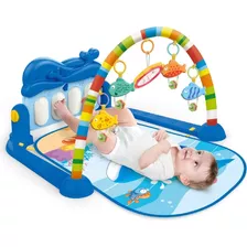 Tapete Interativo Para Bebê Com Piano Baleia Azul - Maxibaby