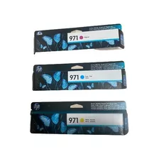 Kit 3 Cartuchos Hp 971 Original Cn622am Cn623am Cn624am