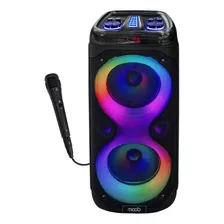 Caixa De Som Moob Wave Bluetooth 500w Entrada 2 Microfones
