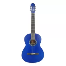 Gewa Ps510155 Guitarra Clásica Azul Acústica Cuerdas Nylon