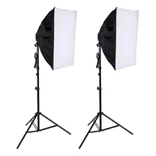 Luminária De Chão Para Fotos Cinematográfica Softbox + Tripé