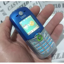 Celular Motorola C650 Mundo Oi Azul ( Antigo De Chip ) 100% 