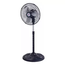 Ventilador 3 En 1 Suzika Sz-ven5005 Negro Con 3 Palas Color Plateado De Aluminio, 10 De Diámetro 220 v