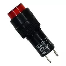 Foco Piloto Led 12v, 10 Mm Rojo, Lote 5pzas