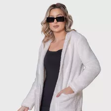 Casaco Teddy Casaco De Frio Feminino Jaqueta Pelinho