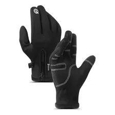 Guantes Cuero Térmicos Impermeables Touch Para Moto/bici