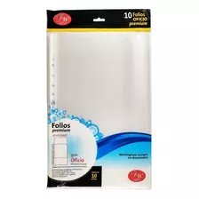 Folio Oficio Premium 80 Micrones Paquete X10 U Fw Staac