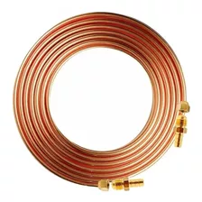 Tubo De Cobre 3/8 P/ Gas P/cozinha 15 Mts Com Bico Mangueira