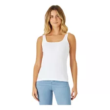 Kit 2 Blusa Regata Feminina Básica Coton Light 4492 