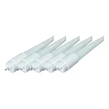 Tubo Led Luz Dia 18w 120cm Glowlux Pack X5 Unidades E. A. Color De La Luz Blanco Frío