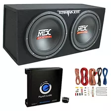 Subwoofers Tne212d 12 1200w Con Carga Doble + Caja + Planet