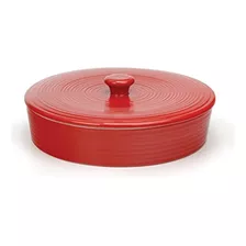 Rsvp Stoneware Tortilla Warmer Red 10inch