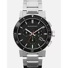 Reloj Burberry Bu9380 Stainless Steel Black Dial Chronograph