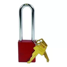 American Lock A1107red Safety Lockout Candado De Aluminio Ro