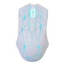 Accesorio De Computadora Ratón Para Juegos Blanco+patrón Aj5