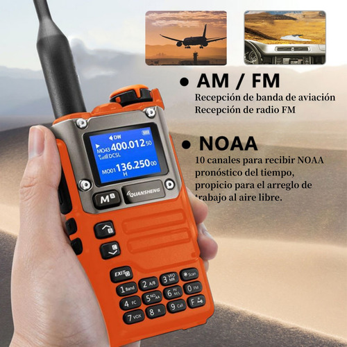 Ham Radios Largo Alcance Scrambler Slido Uhf/vhf Am/fm Usbc Foto 5