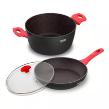 Panelas Polishop Ichef Home Com Tampa - Family E Sauté 24cm 