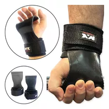 Luva Strap Grip Gancho Max Force Musculação Academia Par