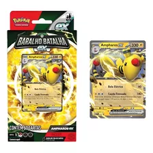 Deck De Batalha Pokémon Ex Ampharos 60 Cartas 32657 - Copag