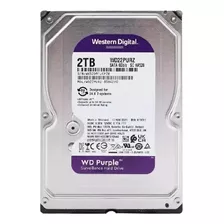 Hd 2tb Intelbras Para Cftv Dvr, Nvr Western Digital Purple Cor Branco