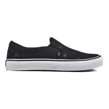 Zapatilla Sin Cordones Pancha Rusty Hombre Negra Byron