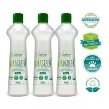 Kit Vinagreen Limpador Álcool Orgânico Coperalcool C/ 3 Un