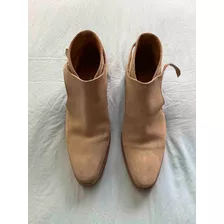 Botines Para Hombre Zara Talla 40 O 26mx Beige