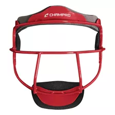 Careta Proteccion Softbol Champro Cm01 Rojo