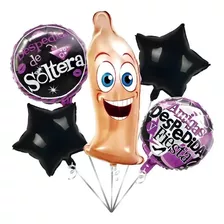 Paquete 5 Globos Fiesta Despedida De Soltera Globo Figura 