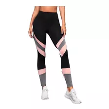 Leggins Deportivas Con Colores Combinados Para Mujer