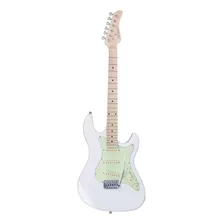 Guitarra Elétrica Strinberg Sts Series Sts100 Stratocaster De Tília White Brilhante Com Diapasão De Bordo
