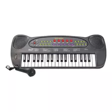 Brinquedo Piano Teclado Infantil Microfone Musica Hs-999